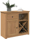 vidaXL - Dressoir - met - lade - Panama - 93x40x80 - cm - massief - grenenhout