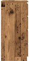 vidaXL - Dressoir - met - lades - 37,5x35x99 - cm - bewerkt - hout - oud - hout