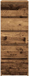vidaXL - Dressoir - met - lades - 37,5x35x99 - cm - bewerkt - hout - oud - hout