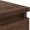vidaXL - Dressoir - met - lades - 37,5x35x99 - cm - spaanplaat - bruin - eikenkleurig