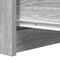 vidaXL - Dressoir - met - lades - 37,5x35x99 - cm - spaanplaat - grijs - Sonoma