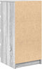 vidaXL - Dressoir - met - lades - 37,5x35x99 - cm - spaanplaat - grijs - Sonoma
