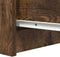 vidaXL - Dressoir - met - lades - 37,5x35x99 - cm - spaanplaat - gerookt - eikenhout