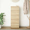 vidaXL - Dressoir - met - lades - 37,5x35x99 - cm - spaanplaat - sonoma - eikenkleurig