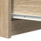 vidaXL - Dressoir - met - lades - 37,5x35x99 - cm - spaanplaat - sonoma - eikenkleurig