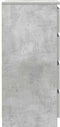 vidaXL - Dressoir - met - lades - 37,5x35x99 - cm - spaanplaat - betongrijs