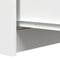 vidaXL - Dressoir - met - lades - 37,5x35x99 - cm - spaanplaat - wit