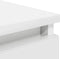 vidaXL - Dressoir - met - lades - 37,5x35x99 - cm - spaanplaat - wit