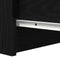 vidaXL - Dressoir - met - lades - 37,5x35x99 - cm - spaanplaat - zwart - eikenkleurig