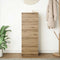 vidaXL - Dressoir - met - lades - 37,5x35x99cm - spaanplaat - artisanaal - eikenhout