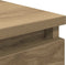 vidaXL - Dressoir - met - lades - 37,5x35x99cm - spaanplaat - artisanaal - eikenhout