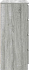 vidaXL - Dressoir - met - lades - 71x35x84 - cm - spaanplaat - grijs - Sonoma