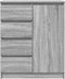 vidaXL - Dressoir - met - lades - 71x35x84 - cm - spaanplaat - grijs - Sonoma