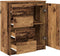 vidaXL - Dressoir - met - lades - 71x35x84 - cm - spaanplaat - hout - oud - hout
