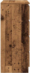 vidaXL - Dressoir - met - lades - 71x35x84 - cm - spaanplaat - hout - oud - hout