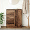 vidaXL - Dressoir - met - lades - 71x35x84 - cm - spaanplaat - hout - oud - hout