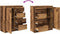 vidaXL - Dressoir - met - lades - 71x35x84 - cm - spaanplaat - hout - oud - hout