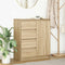 vidaXL - Dressoir - met - lades - 71x35x84 - cm - spaanplaat - sonoma - eikenkleurig