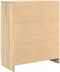 vidaXL - Dressoir - met - lades - 71x35x84 - cm - spaanplaat - sonoma - eikenkleurig