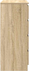 vidaXL - Dressoir - met - lades - 71x35x84 - cm - spaanplaat - sonoma - eikenkleurig