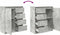 vidaXL - Dressoir - met - lades - 71x35x84 - cm - spaanplaat - betongrijs