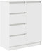 vidaXL - Dressoir - met - lades - 71x35x84 - cm - spaanplaat - wit
