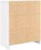 vidaXL - Dressoir - met - lades - 71x35x84 - cm - spaanplaat - wit