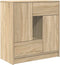 vidaXL - Dressoir - met - lades - deuren - 70,5x34x74,5 - cm - sonoma - eikenkleurig