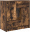 vidaXL - Dressoir - met - lades - en - deuren - 70,5x34x74,5 - cm - gerookt - eiken