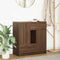 vidaXL - Dressoir - met - lades - en - deuren - 70,5x34x74,5 - cm - bruin - eiken