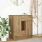 vidaXL - Dressoir - met - lades - en - deuren - 70,5x34x74,5 - cm - ambachtelijk