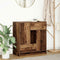 vidaXL - Dressoir - met - lades - en - deuren - 70,5x34x74,5 - cm - oud - hout