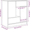 vidaXL - Dressoir - met - lades - en - deuren - 70,5x34x74,5 - cm - bruin - eiken