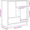 vidaXL - Dressoir - met - lades - en - deuren - 70,5x34x74,5 - cm - wit