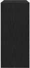 vidaXL - Dressoir - met - lades - en - deuren - 70,5x34x74,5 - cm - zwart - eikenkleurig