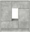 vidaXL - Dressoir - met - lades - en - deuren - 70,5x34x74,5 - cm - betongrijs