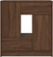 vidaXL - Dressoir - met - lades - en - deuren - 70,5x34x74,5 - cm - bruin - eiken