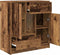 vidaXL - Dressoir - met - lades - en - deuren - 70,5x34x74,5 - cm - oud - hout