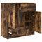 vidaXL - Dressoir - met - lades - en - deuren - 70,5x34x74,5 - cm - gerookt - eiken