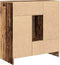 vidaXL - Dressoir - met - lades - en - deuren - 70,5x34x74,5 - cm - oud - hout