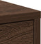 vidaXL - Dressoir - met - lades - en - deuren - 70,5x34x74,5 - cm - bruin - eiken