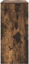 vidaXL - Dressoir - met - lades - en - deuren - 70,5x34x74,5 - cm - gerookt - eiken