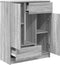 vidaXL - Dressoir - met - lades - en - deuren - 73x31x90 - cm - grijs - Sonoma
