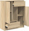vidaXL - Dressoir - met - lades - en - deuren - 73x31x90 - cm - sonoma - eikenkleurig