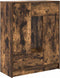 vidaXL - Dressoir - met - lades - en - deuren - 73x31x90 - cm - gerookt - eiken