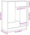 vidaXL - Dressoir - met - lades - en - deuren - 73x31x90 - cm - ambachtelijk