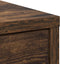 vidaXL - Dressoir - met - lades - en - deuren - 73x31x90 - cm - gerookt - eiken
