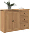 vidaXL - Dressoir - met - lades - Panama - 112x40x80 - cm - massief - grenenhout