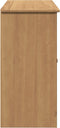 vidaXL - Dressoir - met - lades - Panama - 112x40x80 - cm - massief - grenenhout