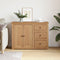 vidaXL - Dressoir - met - lades - Panama - 112x40x80 - cm - massief - grenenhout